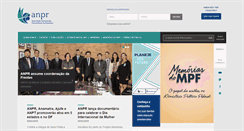 Desktop Screenshot of anpr.org.br
